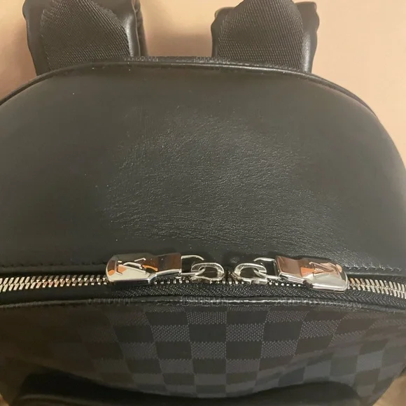 Authentic NEW  LOUIS VUITTON Josh backpack Damier Graphite Black Gray N40365 - Picture 2 of 16